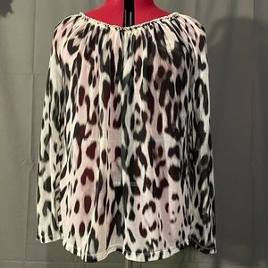 Worthington sheer blouse